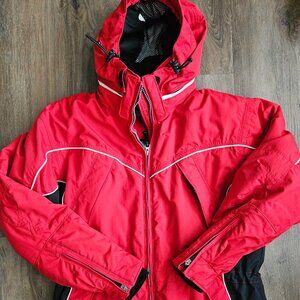 Obermeyer Dynamic Ski Jacket Red Women’s 10 Waterproof Windproof Outdoors Snow